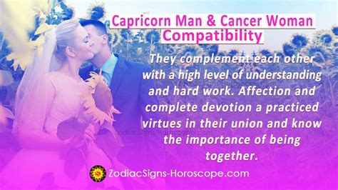 Capricorn man and Cancer woman compatibility (sex & love)